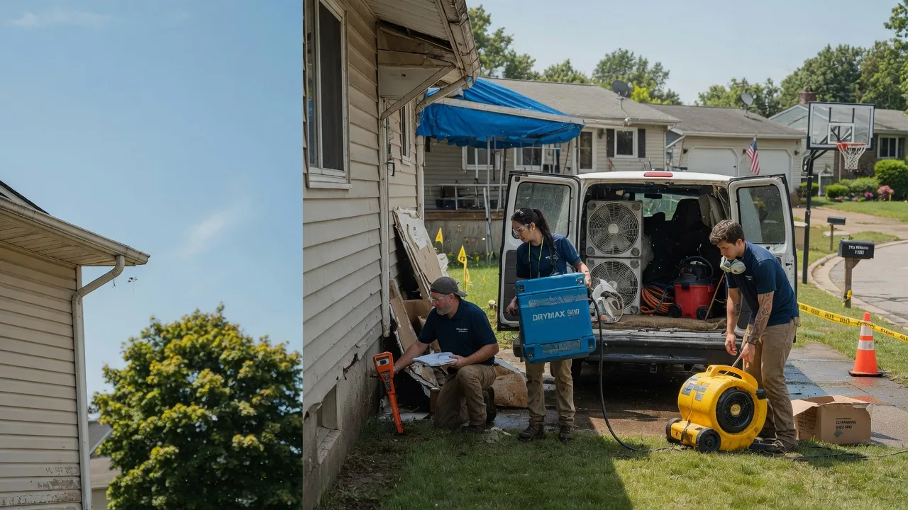 Ceiling Leak Cleanup in Grantsburg, IL near me